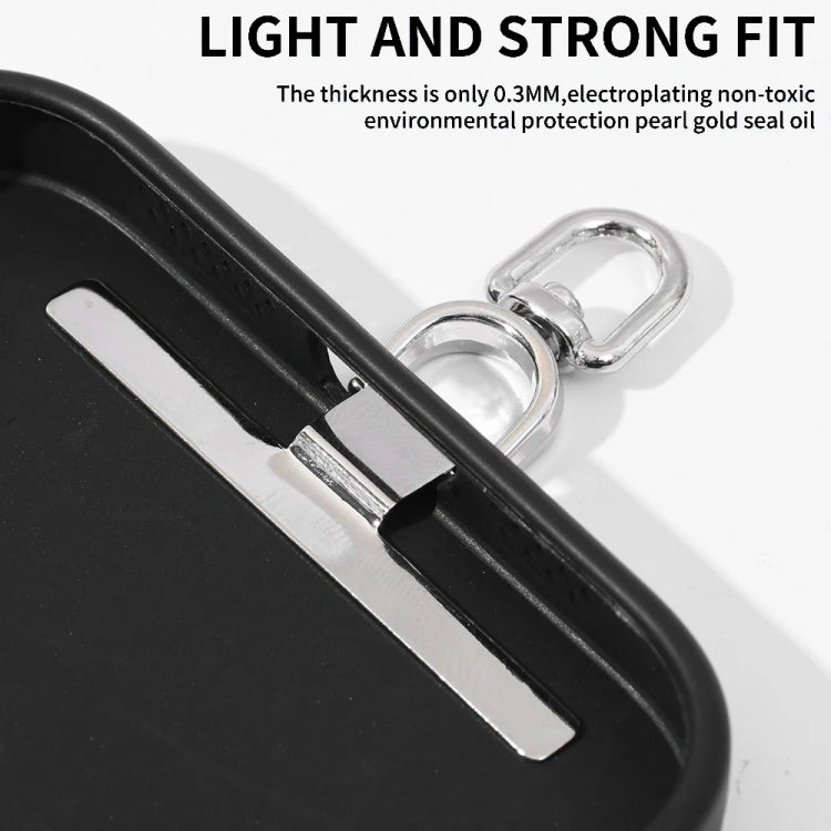 360 Degree Rotation T-shape Metal Mobile Phone Lanyard Fixing Gasket(Rose Gold) - free shipping - PMc TechLife - Order now!