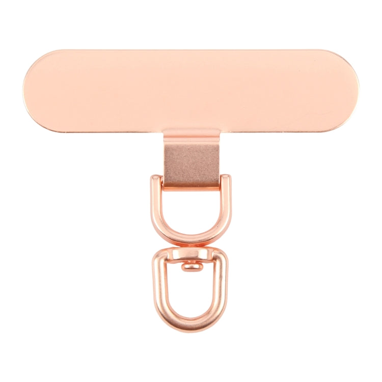 360 Degree Rotation Oval Metal Mobile Phone Lanyard Fixing Gasket(Rose Gold) - free shipping - PMc TechLife - Order now!