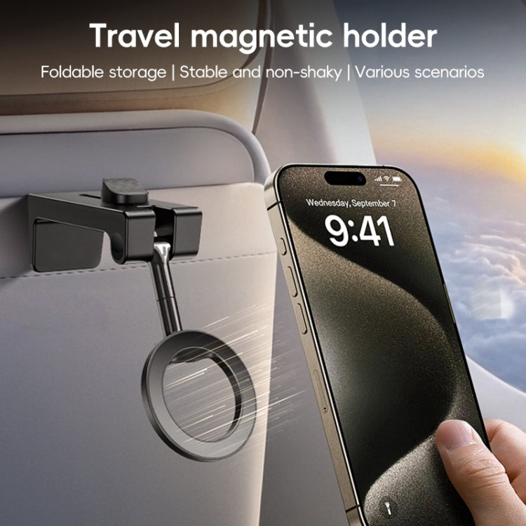 Yesido C298 Clip MagSafe Magnetic Mobile Phone Holder(Black) - Car Holders by Yesido | Online Shopping South Africa | PMC Jewellery | Buy Now Pay Later Mobicred