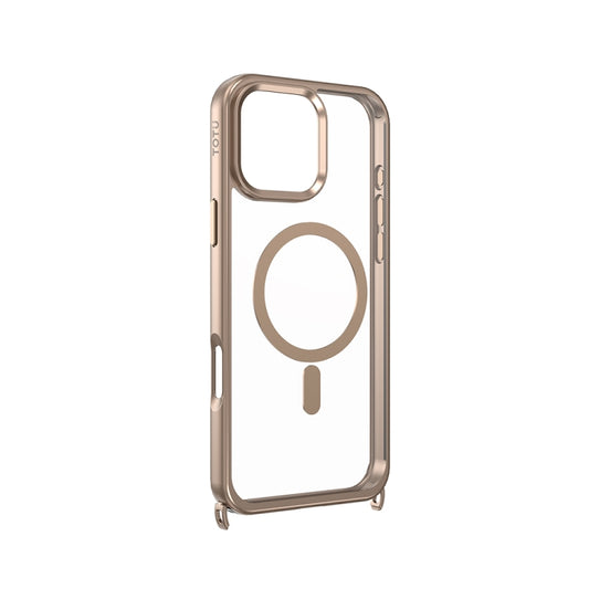 For iPhone 16 Pro Max TOTU PC-27 MagSafe Magnetic Hidden Metal Buckle Phone Case(Gold) - iPhone 16 Pro Max Cases by TOTUDESIGN | Online Shopping South Africa | PMC Jewellery | Buy Now Pay Later Mobicred