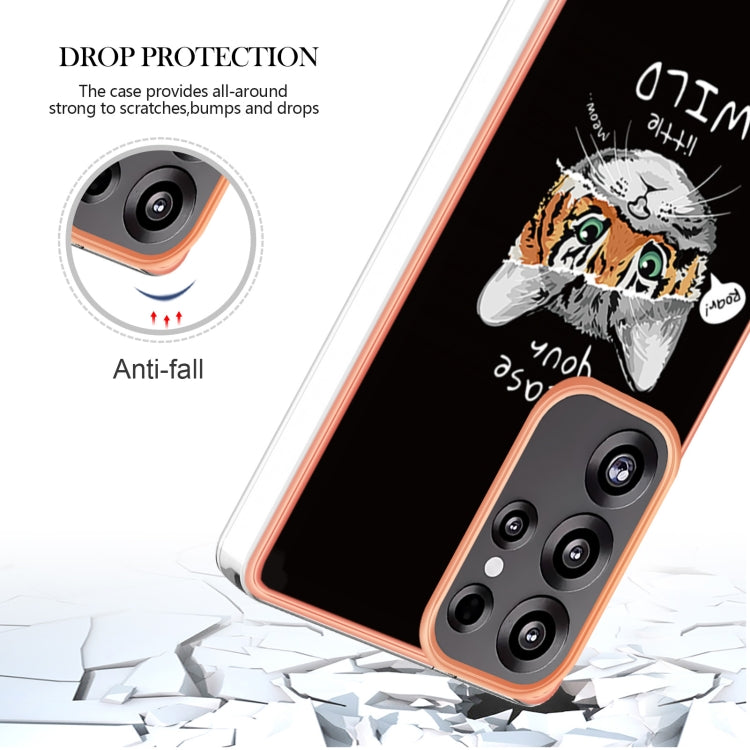 For Samsung Galaxy S25 Ultra 5G Electroplating Marble Dual-side IMD Phone Case(Natural Growth) - Galaxy S25 Ultra 5G Cases by PMC Jewellery | Online Shopping South Africa | PMC Jewellery | Buy Now Pay Later Mobicred