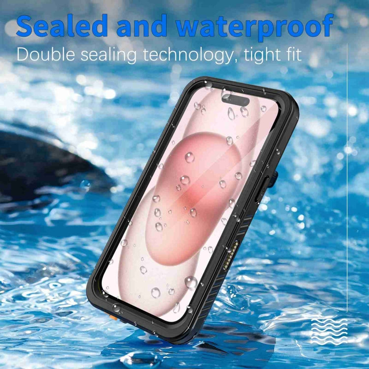 For iPhone 16 Plus RedPepper IP68 Waterproof Triple-proof Phone Case(Black) - iPhone 16 Plus Cases by RedPepper | Online Shopping South Africa | PMC Jewellery | Buy Now Pay Later Mobicred