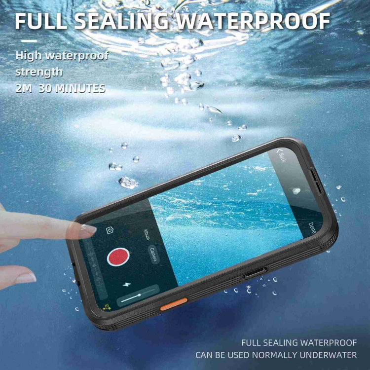 For iPhone 16 Plus RedPepper IP68 Waterproof Triple-proof MagSafe Phone Case(Black) - iPhone 16 Plus Cases by RedPepper | Online Shopping South Africa | PMC Jewellery | Buy Now Pay Later Mobicred