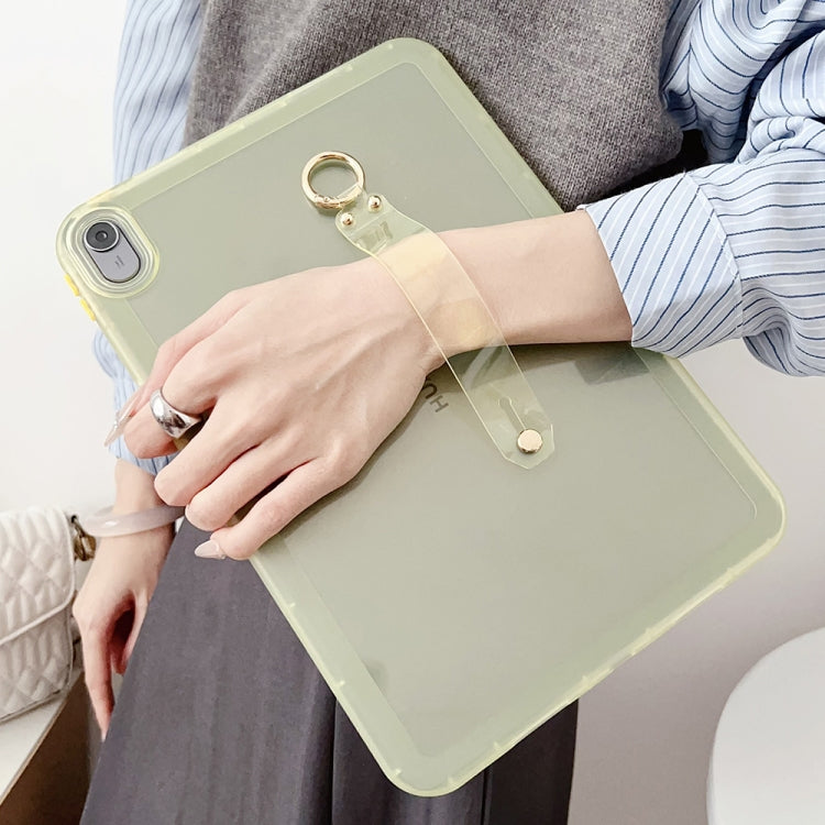 For Huawei MatePad 11 2023 / 2024 Wristband Holder PC Hybrid TPU Soft Tablet Case(Blue) - free shipping - PMC Jewellery - Order now!