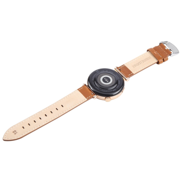 20mm Silver Steel Buckle Genuine Leather Watch Band Wristband(Brown) - 20mm Bands by PMc TechLife | Online Shopping South Africa | PMc TechLife | Buy Now Pay Later Mobicred