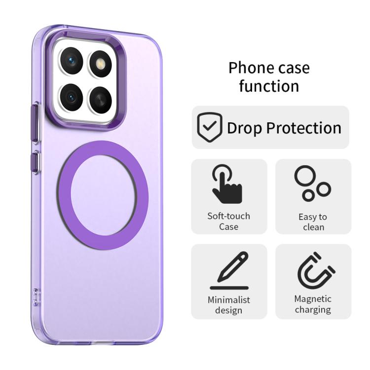 For Honor X8c 4G Candy Magsafe PC Hybrid TPU Phone Case(Purple) - free shipping - PMC TechLife - Order now!