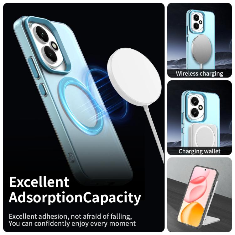 For Honor 400 Global 156.5mm Candy Magsafe PC Hybrid TPU Phone Case(Blue) - free shipping - PMC TechLife - Order now!