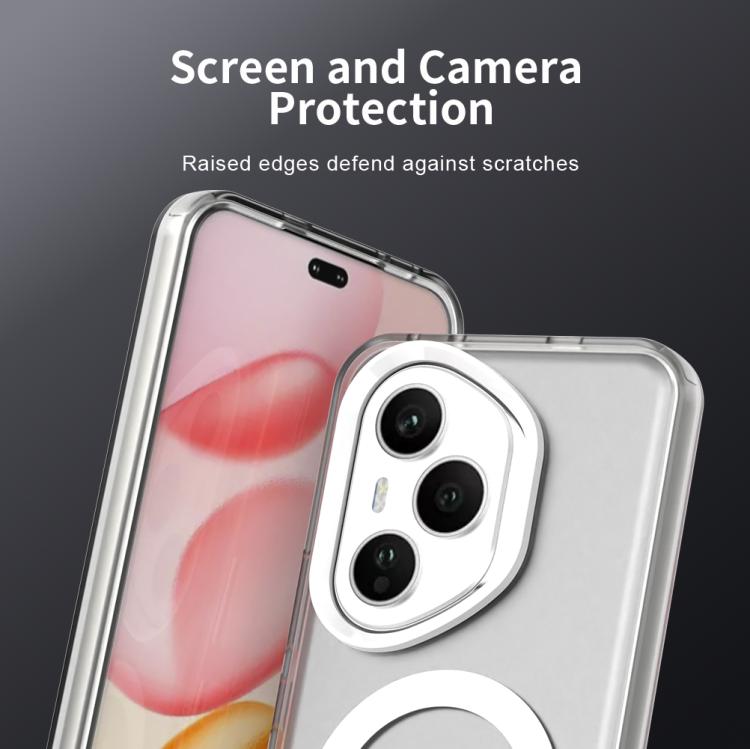 For Honor 400 Pro Global 160.8mm Candy Magsafe PC Hybrid TPU Phone Case(White) - free shipping - PMC TechLife - Order now!
