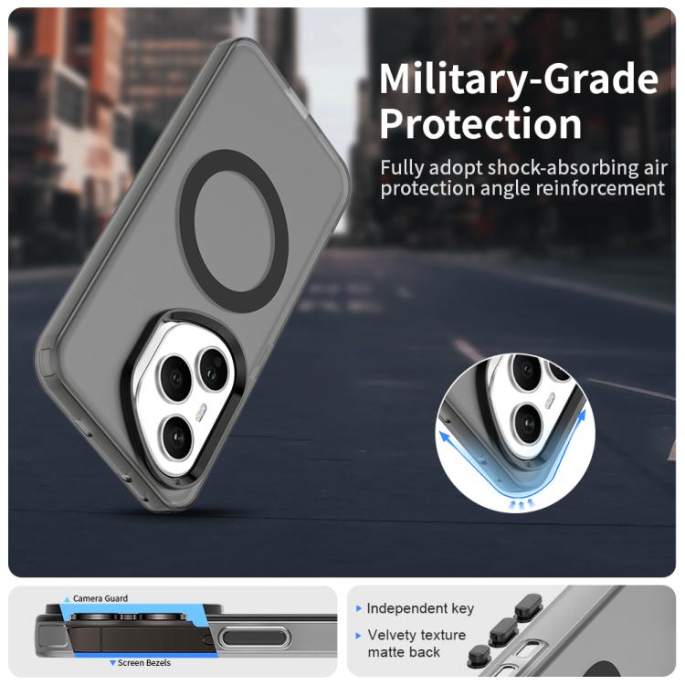 For Honor 400 Pro Global 160.8mm Candy Magsafe PC Hybrid TPU Phone Case(Black) - free shipping - PMC TechLife - Order now!