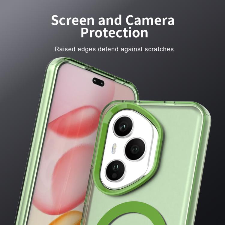 For Honor 400 Pro Global 160.8mm Candy Magsafe PC Hybrid TPU Phone Case(Green) - free shipping - PMC TechLife - Order now!