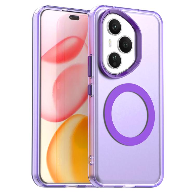 For Honor 400 Pro Global 160.8mm Candy Magsafe PC Hybrid TPU Phone Case(Purple) - free shipping - PMC TechLife - Order now!