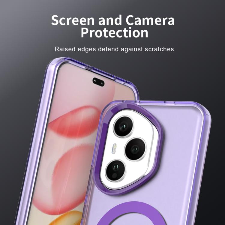 For Honor 400 Pro Global 160.8mm Candy Magsafe PC Hybrid TPU Phone Case(Purple) - free shipping - PMC TechLife - Order now!
