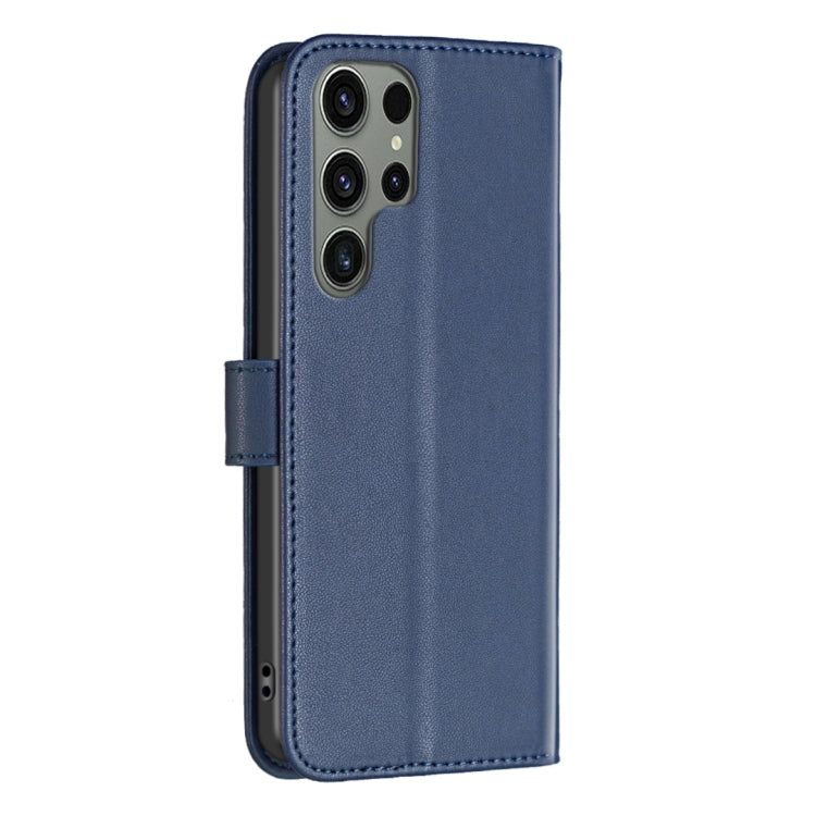 For Samsung Galaxy S25 Ultra 5G Magnetic Buckle Leather Phone Case(Blue) - Galaxy S25 Ultra 5G Cases by PMC Jewellery | Online Shopping South Africa | PMC Jewellery | Buy Now Pay Later Mobicred