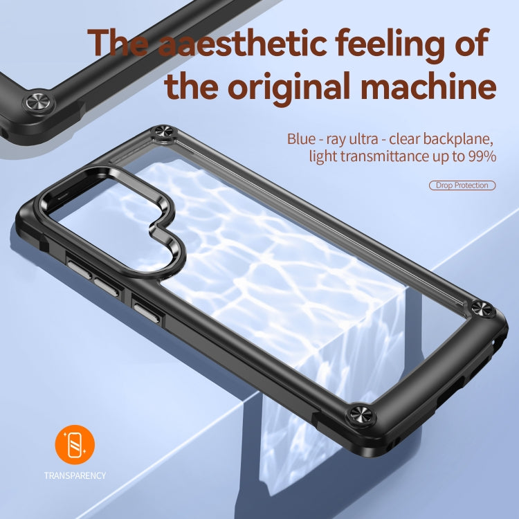 For Samsung Galaxy S25 Ultra 5G TPU + PC Lens Protection Phone Case(Black) - free shipping - PMC Jewellery - Order now!