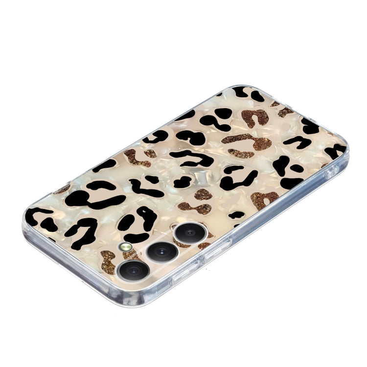 For Samsung Galaxy S25 5G Colorful Painting Pattern TPU Phone Case(Leopard) - Galaxy S25 5G Cases by PMC Jewellery | Online Shopping South Africa | PMC Jewellery | Buy Now Pay Later Mobicred