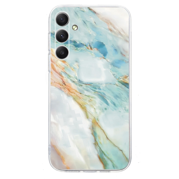 For Samsung Galaxy S25 5G Colorful Painting Pattern TPU Phone Case(Marble) - Galaxy S25 5G Cases by PMC Jewellery | Online Shopping South Africa | PMC Jewellery | Buy Now Pay Later Mobicred