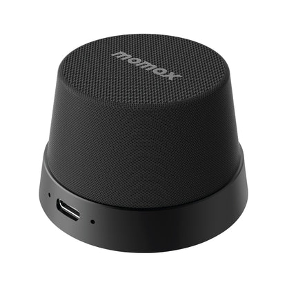 Momax 1-Vibe Go Magnetic Wireless Speaker(Black) - Mini Speaker by MOMAX | Online Shopping South Africa | PMC Jewellery | Buy Now Pay Later Mobicred