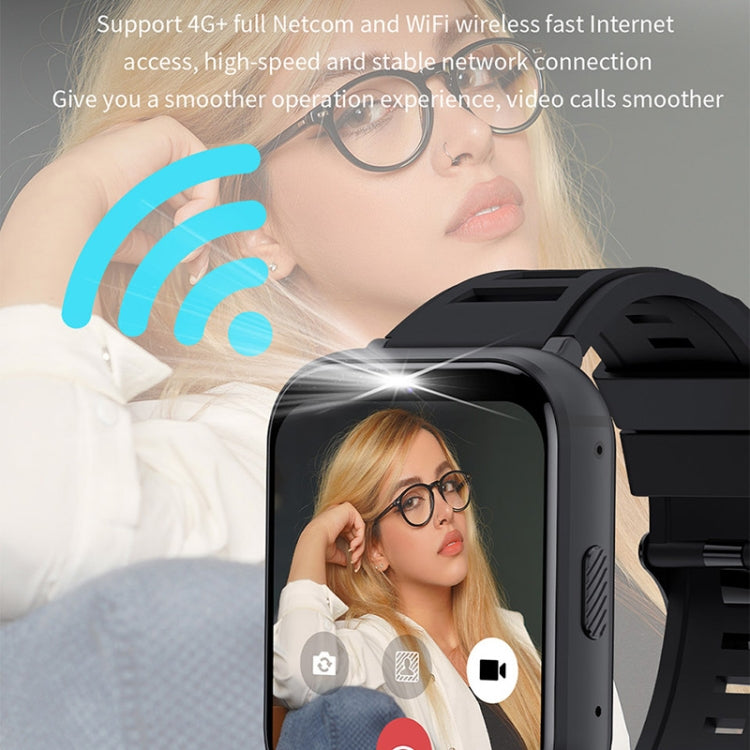 UNIWA DM66 4G Calling Smart Watch, 4GB+64GB, 1.99 inch IPS Screen Android 9.0 Support WiFi GPS(Silver) - free shipping - PMC TechLife - Order now!