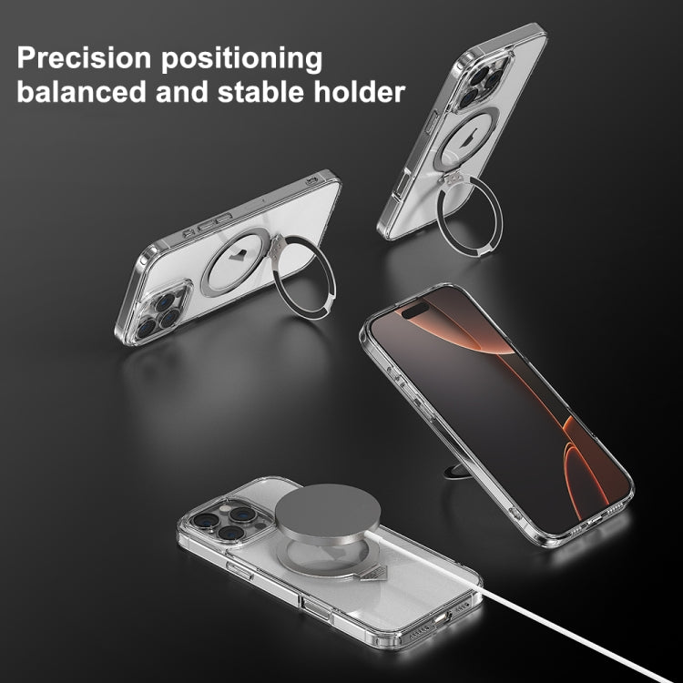 For iPhone 16 Pro Max SULADA Transparent MagSafe Magnetic Holder Phone Case - iPhone 16 Pro Max Cases by SULADA | Online Shopping South Africa | PMC Jewellery | Buy Now Pay Later Mobicred