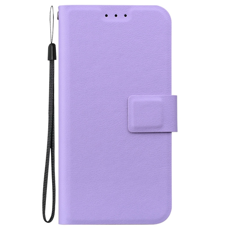 For Samsung Galaxy S25 Ultra 5G Ultra-thin Voltage Magnetic Buckle Leather Phone Case(Purple) - Galaxy S25 Ultra 5G Cases by PMC TechLife | Online Shopping South Africa | PMC TechLife | Buy Now Pay Later Mobicred