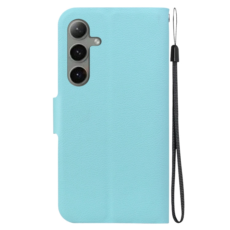 For Samsung Galaxy S25+ 5G Ultra-thin Voltage Magnetic Buckle Leather Phone Case(Green) - Galaxy S25+ 5G Cases by PMC TechLife | Online Shopping South Africa | PMC TechLife | Buy Now Pay Later Mobicred