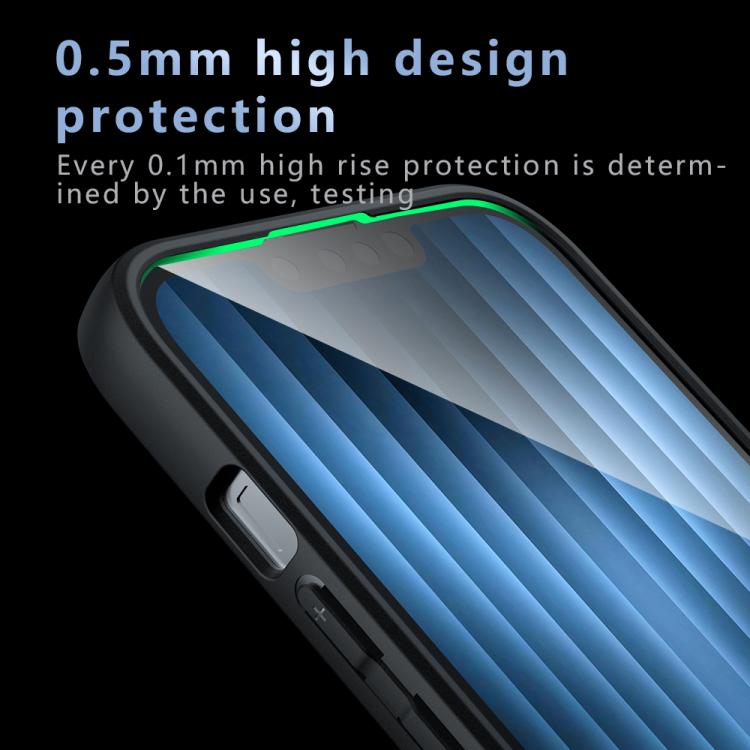 For iPhone 16e Armor MagSafe Precise Hole PC Hybrid TPU Phone Case(Frosted Black) - iPhone 16e Cases by PMC TechLife | Online Shopping South Africa | PMC TechLife | Buy Now Pay Later Mobicred