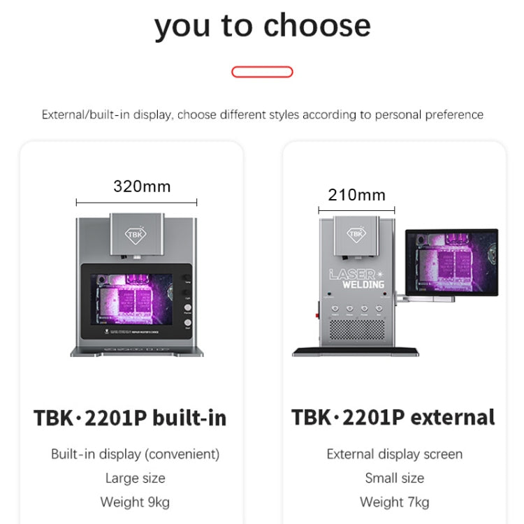 TBK 2203 Smart Infrared Laser Thermostatic Welding Machine with HD Camera, Plug:US Plug(Built-in LCD) - free shipping - PMc TechLife - Order now!