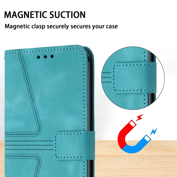 For Samsung Galaxy S25 Ultra 5G Triangle Solid Color Leather Phone Case(Green) - Galaxy S25 Ultra 5G Cases by PMC TechLife | Online Shopping South Africa | PMC TechLife | Buy Now Pay Later Mobicred