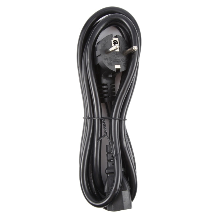 EU Plug Computer PC Power Cord 3 Pin Cable, Length:3m(Black) - free shipping - PMC TechLife - Order now!