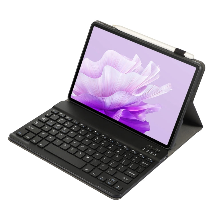 For Honor Pad X9 / X8 Pro 11.5 AH15 Ultra-thin Detachable Bluetooth Keyboard Leather Tablet Case(Black) - Others Keyboard by PMC Jewellery | Online Shopping South Africa | PMC Jewellery | Buy Now Pay Later Mobicred