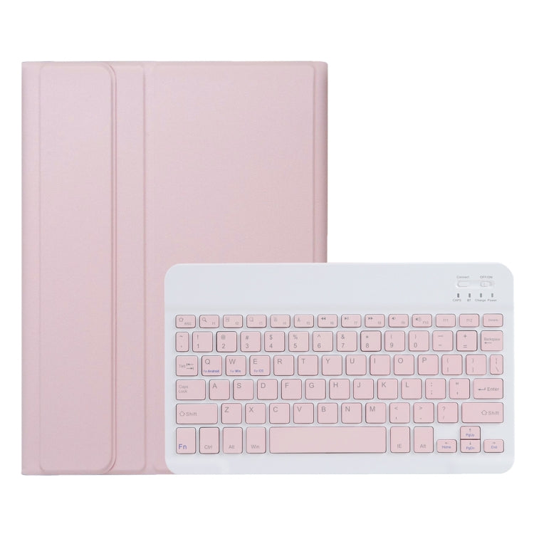 For Honor Pad X9 / X8 Pro 11.5 AH15 Ultra-thin Detachable Bluetooth Keyboard Leather Tablet Case(Pink White) - Others Keyboard by PMC Jewellery | Online Shopping South Africa | PMC Jewellery | Buy Now Pay Later Mobicred