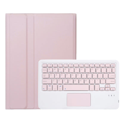 For Huawei MatePad SE 10.4 AH13-A Ultra-thin Detachable Bluetooth Keyboard Leather Tablet Case with Touchpad(Pink White) - Others Keyboard by PMC Jewellery | Online Shopping South Africa | PMC Jewellery | Buy Now Pay Later Mobicred