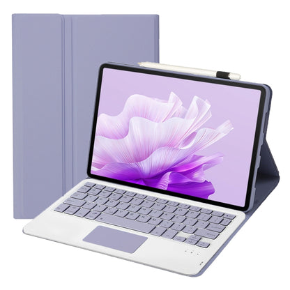 For Huawei MatePad 11.5 S 2024 AH20-A Ultra-thin Detachable Bluetooth Keyboard Leather Tablet Case with Touchpad(Lavender White) - Others Keyboard by PMC Jewellery | Online Shopping South Africa | PMC Jewellery | Buy Now Pay Later Mobicred