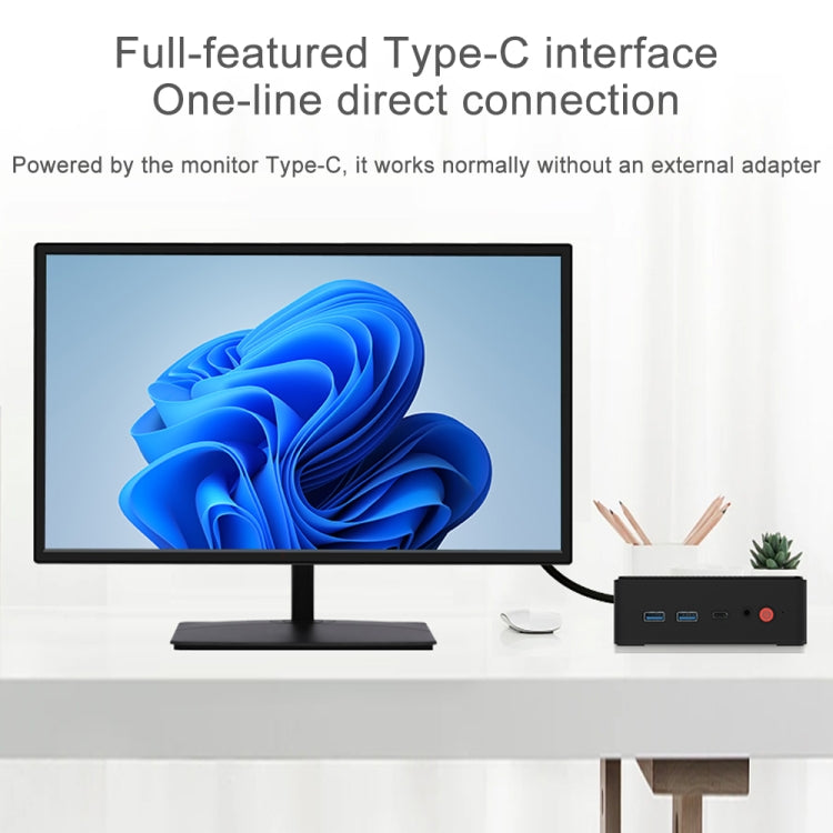 Jumper N100 Pro II Mini PC, Intel 12th Generation Alder Lake-N N100 Quad-core Dual RJ45, RAM: 8GB, ROM: 256GB(EU Plug) - free shipping - PMc TechLife - Order now!