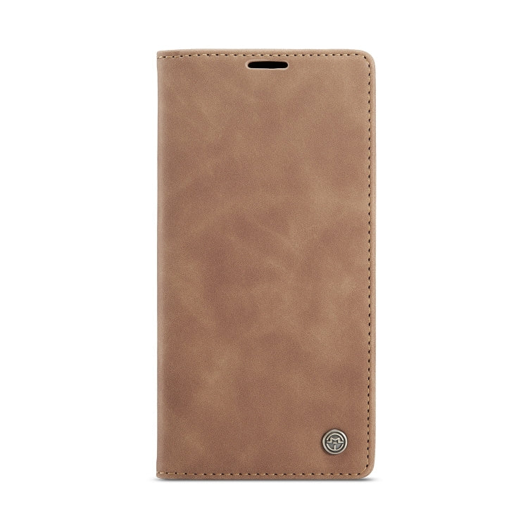 For iPhone 12 Pro Max CaseMe-013 Multifunctional Retro Frosted Horizontal Flip Leather Case with Card Slot & Holder & Wallet(Brown) - iPhone 12 Pro Max Cases by CaseMe | Online Shopping South Africa | PMC Jewellery | Buy Now Pay Later Mobicred