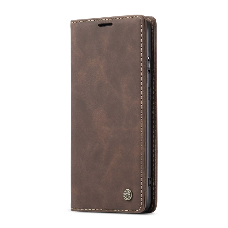 For OnePlus Nord CaseMe-013 Multifunctional Retro Frosted Horizontal Flip Leather Case with Card Slot & Holder & Wallet(Coffee) - OnePlus Cases by CaseMe | Online Shopping South Africa | PMC Jewellery | Buy Now Pay Later Mobicred