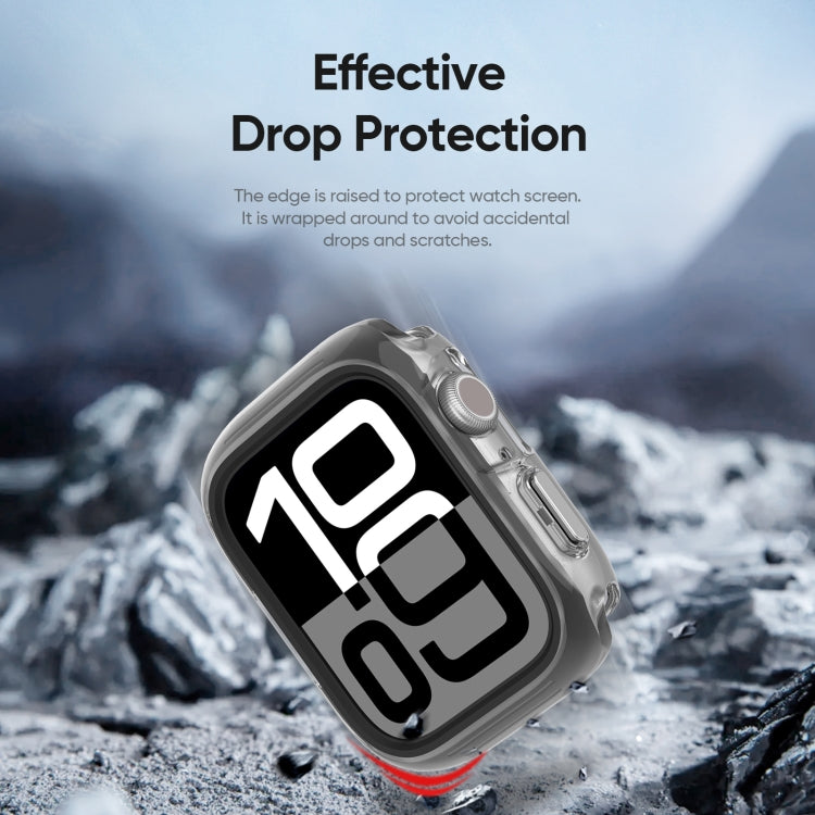 For Apple Watch Series 10 42mm DUX DUCIS Camo Series TPU Hybrid PC Watch Protective Case(Black) - free shipping - PMc TechLife - Order now!