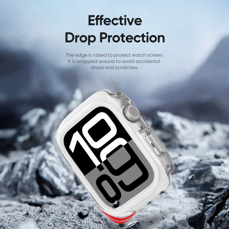 For Apple Watch Series 10 46mm DUX DUCIS Camo Series TPU Hybrid PC Watch Protective Case(White) - free shipping - PMc TechLife - Order now!