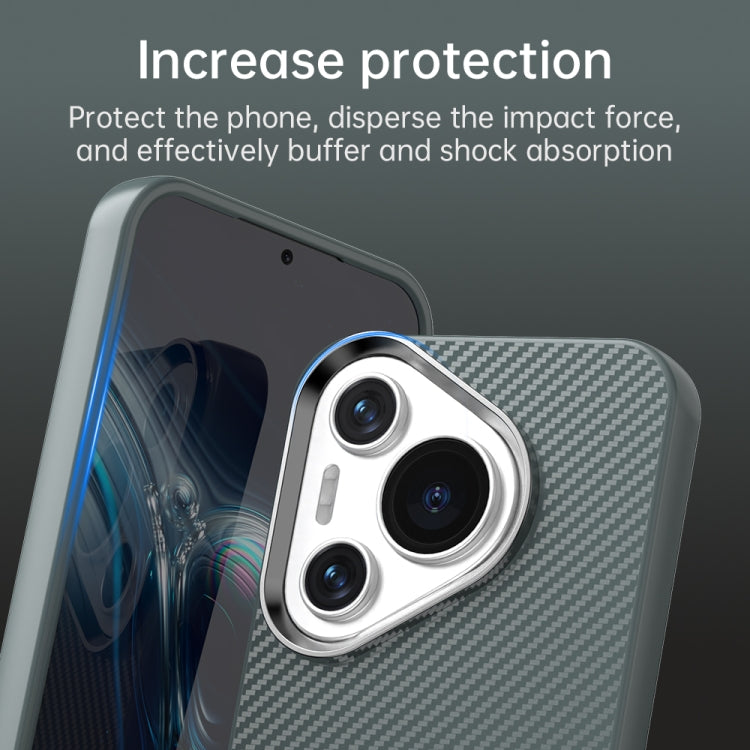 For Huawei Pura 70 Pro Carbon Fiber Series IMD Phone Case(Grey) - Huawei Cases by PMC Jewellery | Online Shopping South Africa | PMC Jewellery | Buy Now Pay Later Mobicred