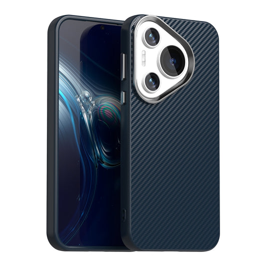 For Huawei Pura 70 Pro Carbon Fiber Series IMD Phone Case(Blue) - Huawei Cases by PMC Jewellery | Online Shopping South Africa | PMC Jewellery | Buy Now Pay Later Mobicred