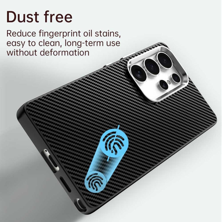 For Samsung Galaxy S25 Ultra 5G Carbon Fiber Series IMD Phone Case(Black) - Galaxy S25 Ultra 5G Cases by PMC Jewellery | Online Shopping South Africa | PMC Jewellery | Buy Now Pay Later Mobicred