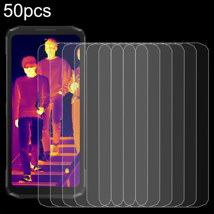 For Doogee Fire 6 Power 50pcs 3D 0.3mm Fine Hole High Aluminum Tempered Glass Film - For Doogee by PMC TechLife | Online Shopping South Africa | PMC TechLife | Buy Now Pay Later Mobicred