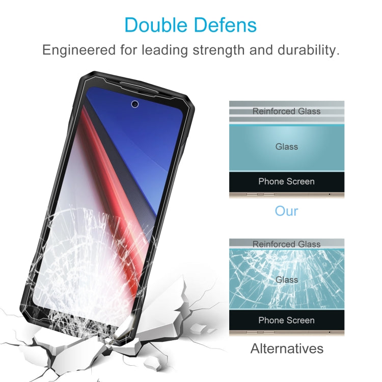 For Doogee V40 Pro 50pcs 3D 0.3mm Fine Hole High Aluminum Tempered Glass Film - For Doogee by PMC TechLife | Online Shopping South Africa | PMC TechLife | Buy Now Pay Later Mobicred
