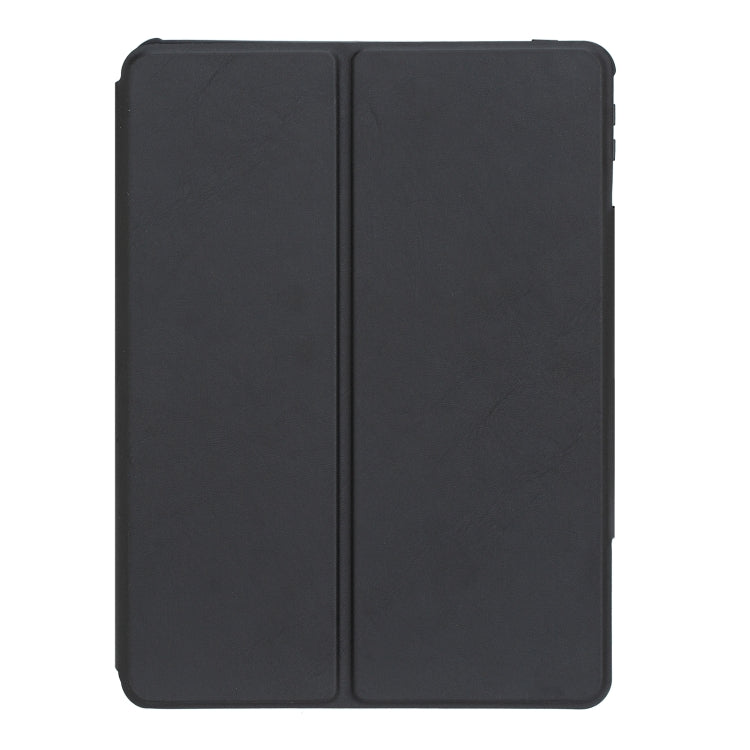 For iPad Pro 11 2024 L13-B 360 Rotation Acrylic Transparent Bluetooth Keyboard Leather Case(Black) - For iPad Pro by PMC Jewellery | Online Shopping South Africa | PMC Jewellery | Buy Now Pay Later Mobicred