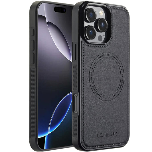 For iPhone 16 Pro Max LC.IMEEKE Magsafe Phone Case(Black) - iPhone 16 Pro Max Cases by LC.IMEEKE | Online Shopping South Africa | PMC Jewellery | Buy Now Pay Later Mobicred