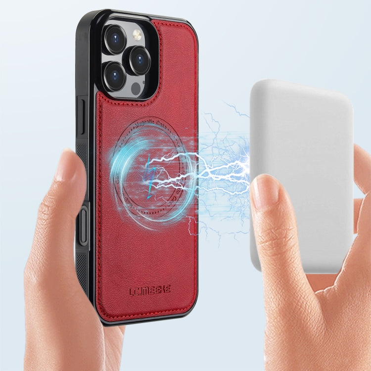 For iPhone 16 Pro LC.IMEEKE Magsafe Phone Case(Red) - free shipping - PMC Jewellery - Order now!