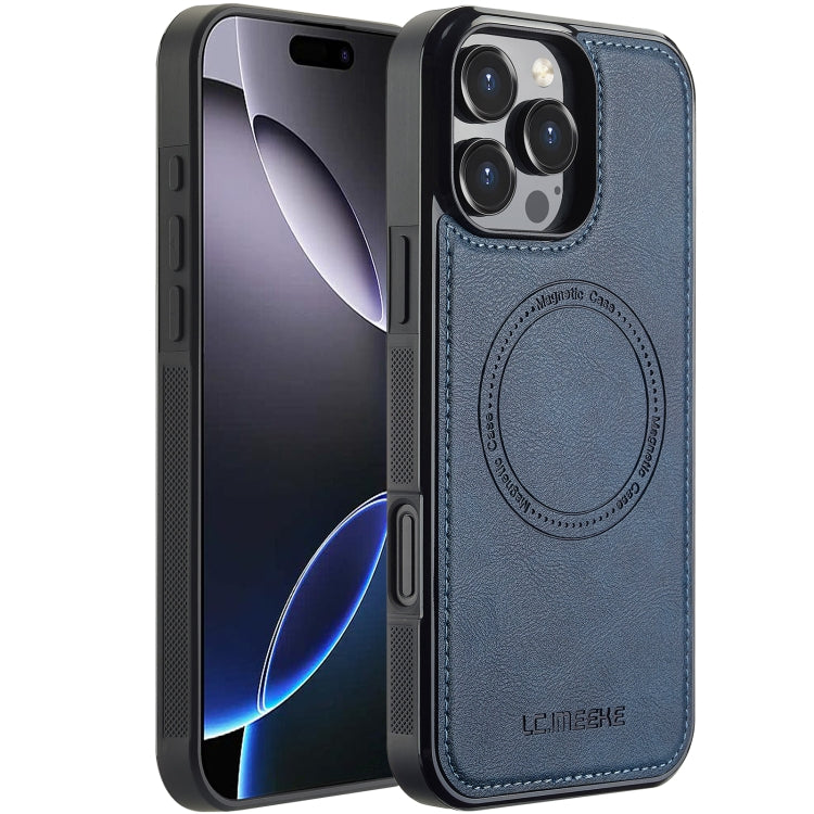 For iPhone 16 Pro LC.IMEEKE Magsafe Phone Case(Blue) - free shipping - PMC Jewellery - Order now!