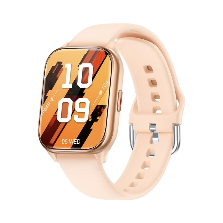 KT73S 1.85 inch Square Screen BT Call Smart Watch, Heart Rate / Blood Pressure / Blood Oxygen / Female Health / Sleep Monitoring(Gold) - Smart Wristbands by PMC TechLife | Online Shopping South Africa | PMC TechLife | Buy Now Pay Later Mobicred