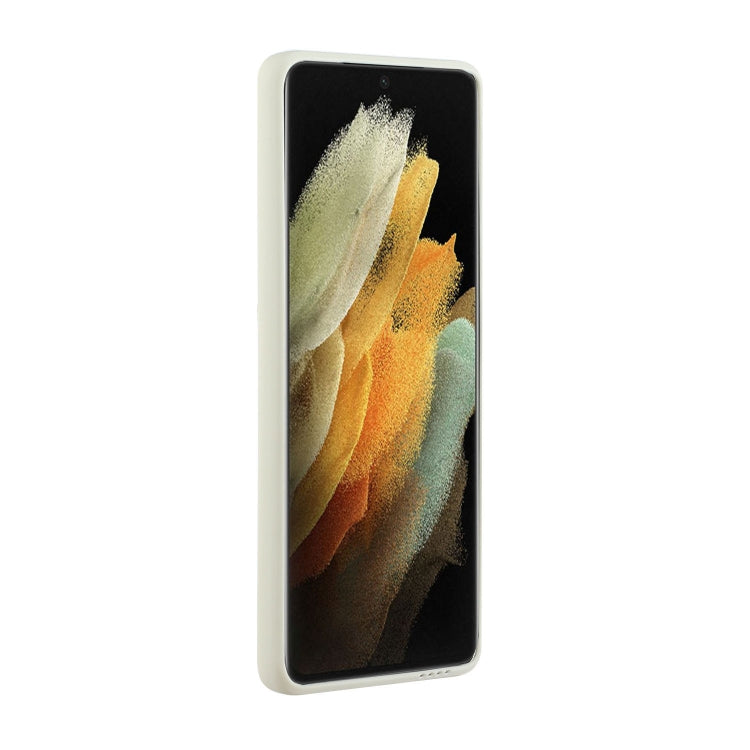 For Samsung Galaxy S25 Ultra 5G Card Slot Design Shockproof TPU Phone Case(White) - Galaxy S25 Ultra 5G Cases by PMC TechLife | Online Shopping South Africa | PMC TechLife | Buy Now Pay Later Mobicred