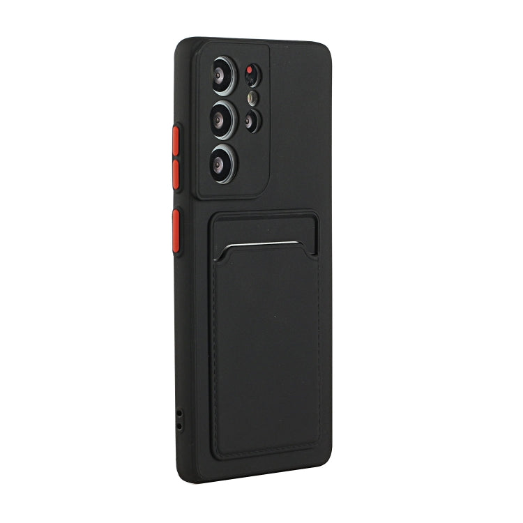 For Samsung Galaxy S25 Ultra 5G Card Slot Design Shockproof TPU Phone Case(Black) - Galaxy S25 Ultra 5G Cases by PMC TechLife | Online Shopping South Africa | PMC TechLife | Buy Now Pay Later Mobicred